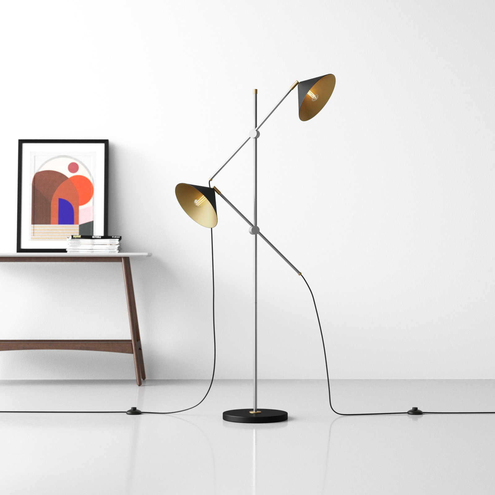Avia 68" Adjustable Height Floor Lamp