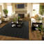 Tapis touffeté à motif géométrique noir / brun Thayer-1306436149