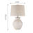 24" Single Ceramic Table Lamp Set