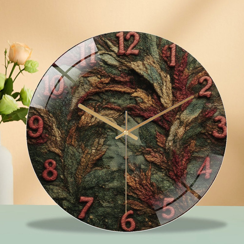 Horloge murale 12 po avec horloge murale