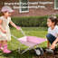 Kids Wheelbarrow With Gardening Tools Set-9pcs Metal-125122138