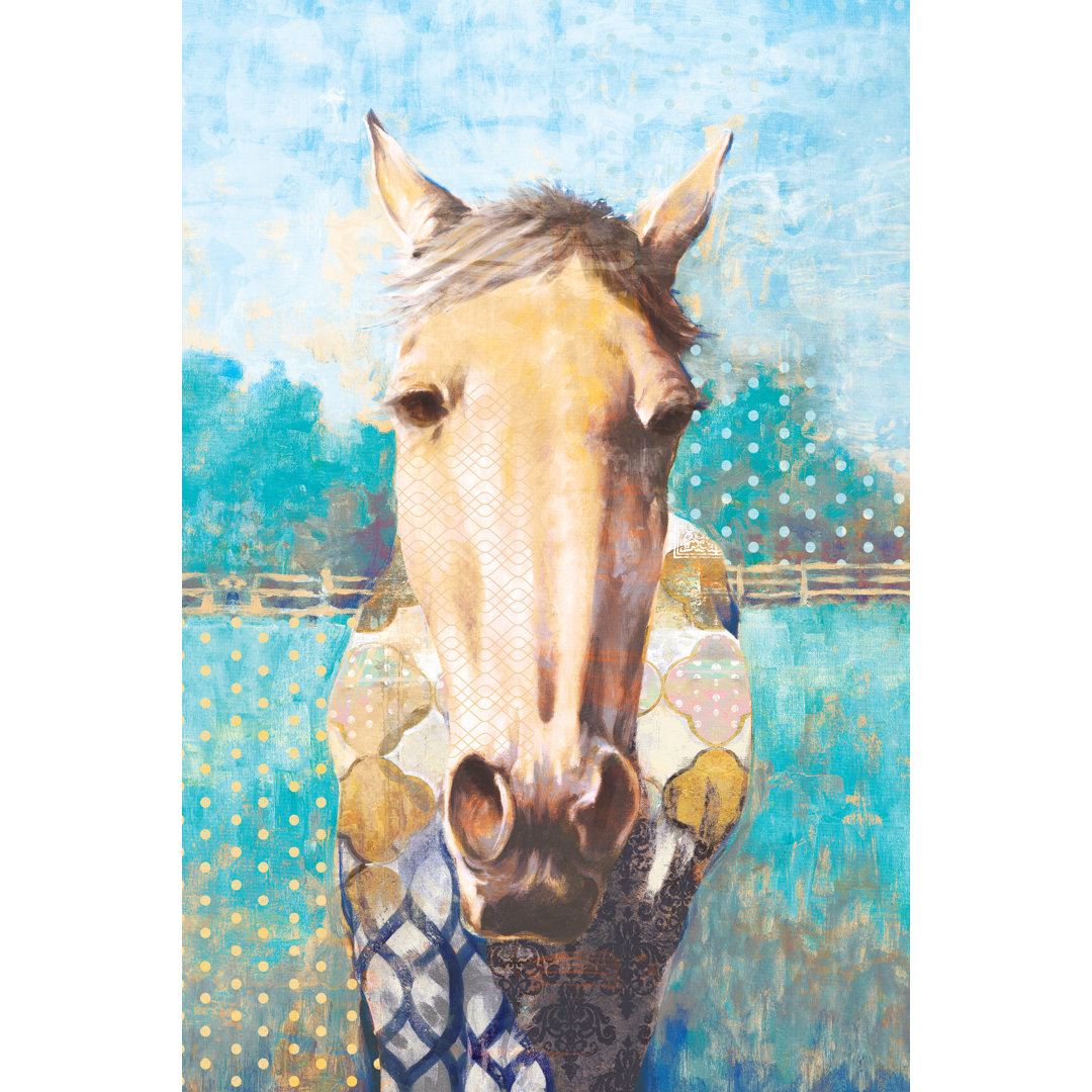 Horse Portrait - Wrapped Canvas Print