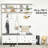 Hall Tree With Storage Bench, Entryway Bench With Coat Rack, Accent Coat Tree With Storage Shelves, Cabinet And Drawers For Hallway, Mudroom