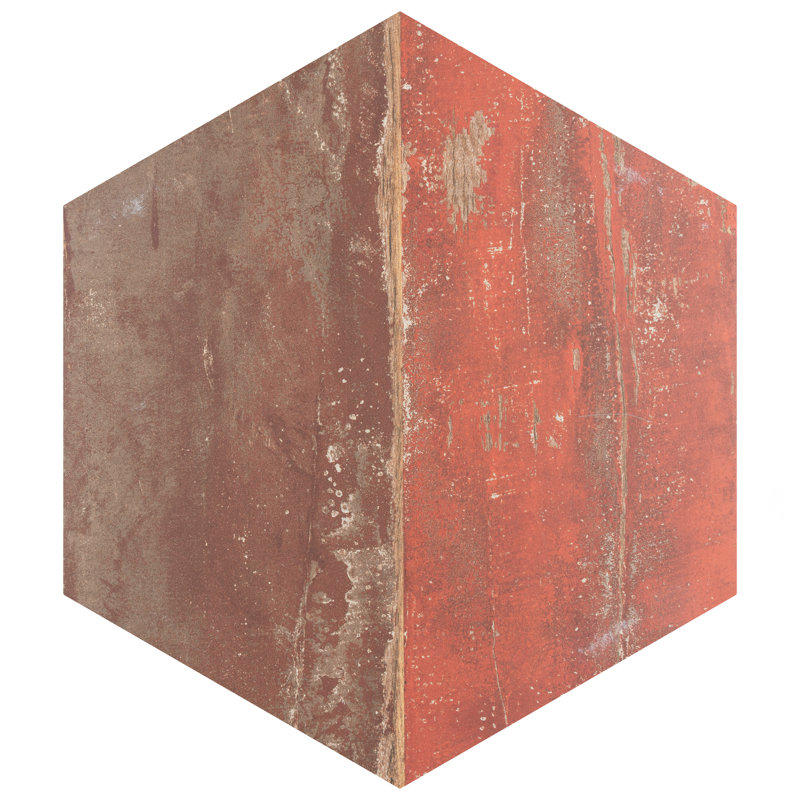 Karacter 10" x 11" Porcelain Wood Look Wall & Floor Tile