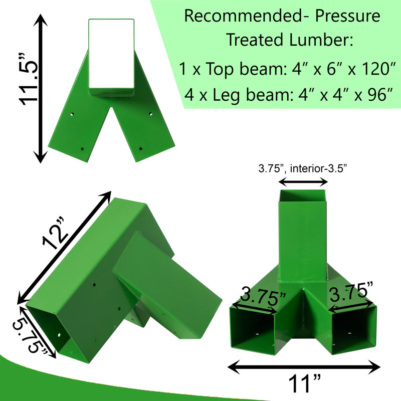 PLAYBERG Steel Swing Set Hardware