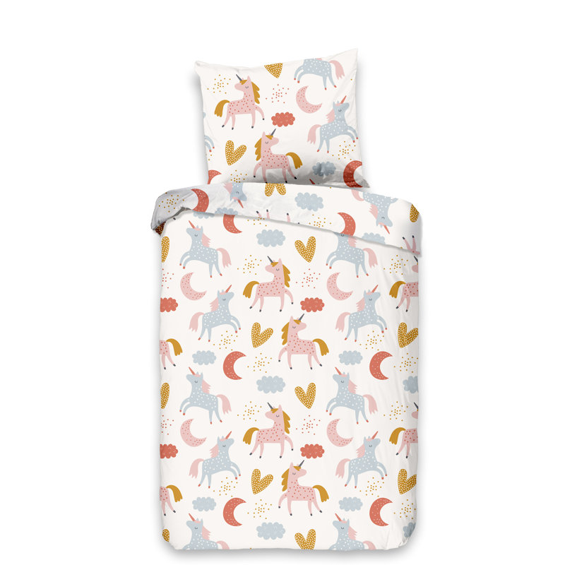 No Pattern Duvet Cover Set with Pillowcases