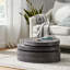 TABLE BASSE MODERNE ROTATIF - Noir mat