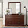 Commode double 6 tiroirs avec miroir Brandenn