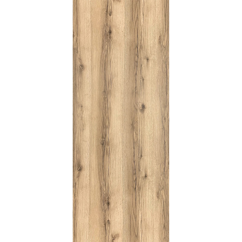 Porte standard lambrissée Planum, 18 po x 80 po, Chêne