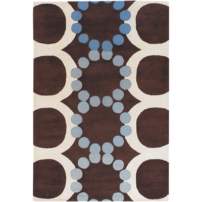 Avalisa Brown/White Area Rug