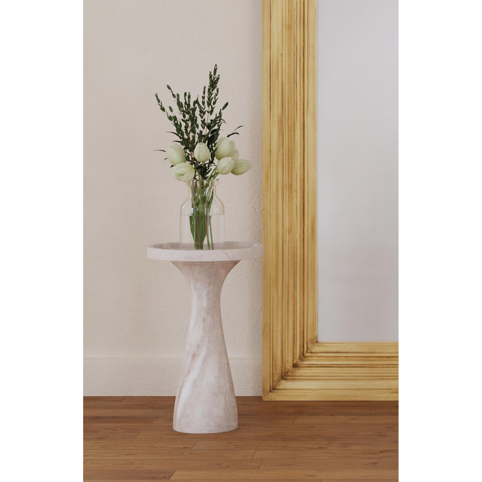 Harper Plant Stand, Beige