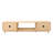 70“ Farmann Modern Wood Grain Reeded 2-door Tv Stand For Tvs Up To 70''