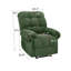 Fauteuil inclinable, fauteuil rembourré, fauteuil inclinable manuel, siège de salon, fauteuil de lecture, repose-pieds rembourré, siège de cinéma maison, fauteuil de détente ergonomique, fauteuil inclinable en tissu doux, mobilier.-636082554