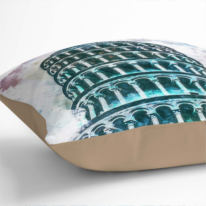 Square Cushion, 40cm H x 40cm W x 15cm D, Stone