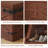 Farmhouse Coffee Table with Large Hidden Storage, Square Wood Living Room Tables, Multi-Function Lift Wooden Barn Door Center Table-1877991071