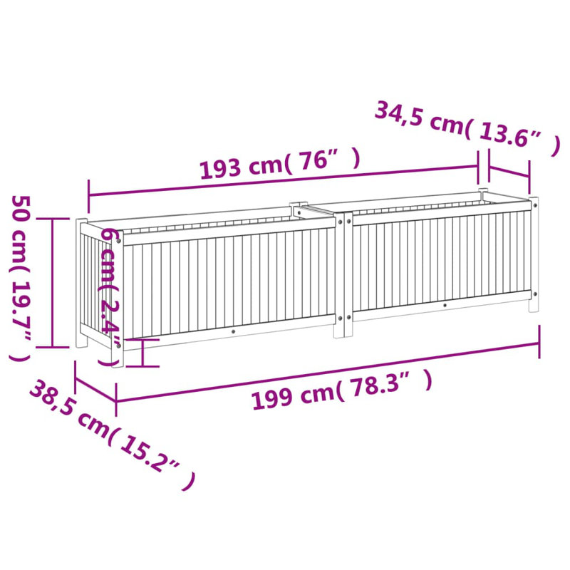 Dezhanae Planter Box