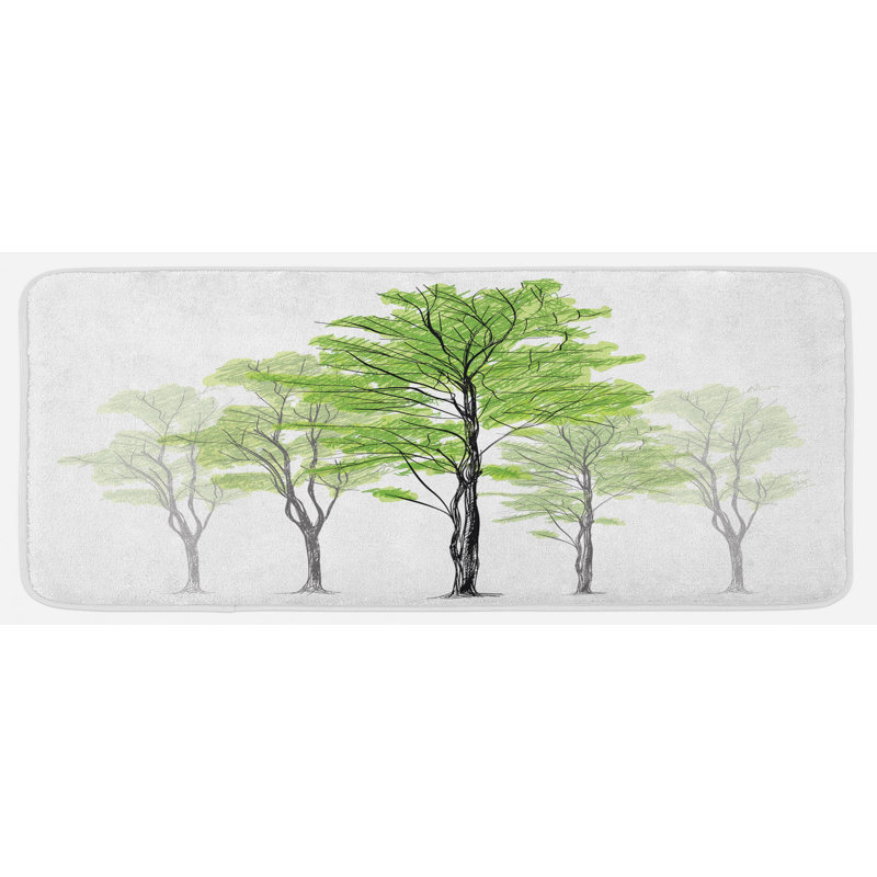 Rustic Synthetic Kitchen Mat