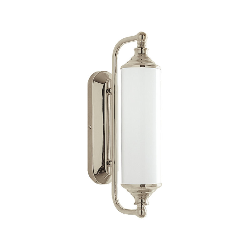 Tube Lamp, Polished Nickel