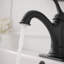 Robinet pour salle de bain à poignée simple avec drain-95166386