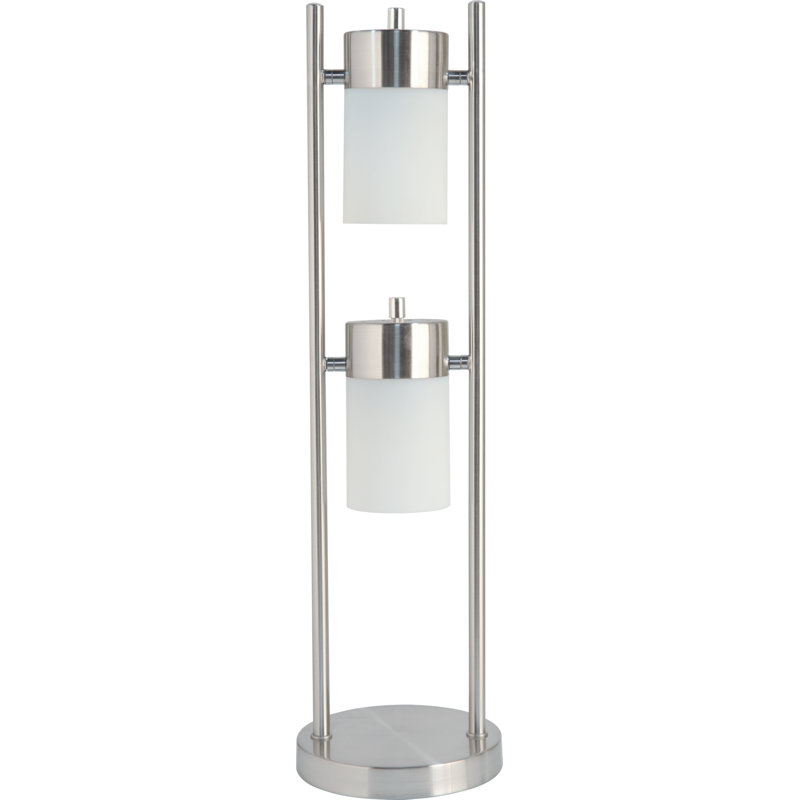 Flovilla Metal Table Lamp, White
