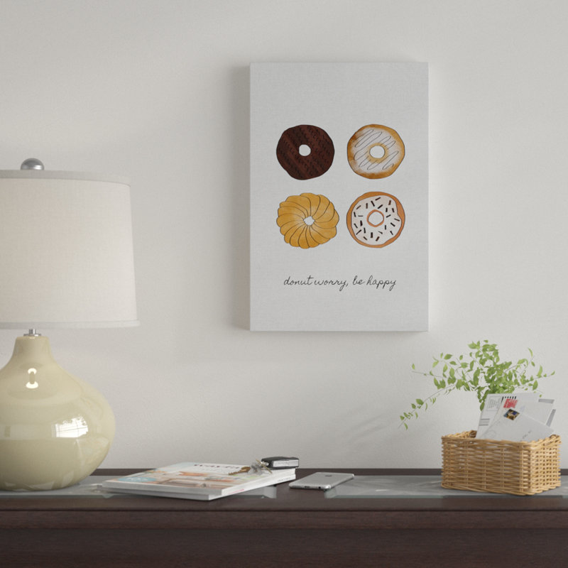 «Donut Wayez» par Orara Studio, impression sur toile tendue, H 18 po x l 12 po x P 1,5 po, Toile tendue, Pas de tapis