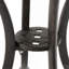 Outdoor 19" Cast Aluminum Side Table