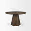 Jovani 48" Solid Light Brown Mango Wood Round Dining Table-956014712-956014714