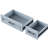 Rolling Kitchen Cart With Build - Grey Blue Coastal Aesthetic-417307957