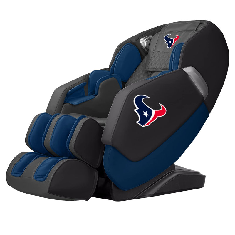 Fauteuil de massage chauffant en similicuir à largeur réglable