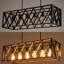 6 - Light Dimmable Kitchen Island Square / Rectangle Chandelier