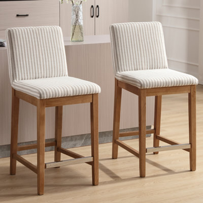Tabouret de comptoir rembourré Alayha