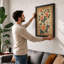 East Asian Flowering Study Japandi - Framed Print-811542499-811542508