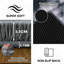 Aalieyah Deep Pile Fluffy Shaggy Area Rug for Indoor Use black grey-1778749347