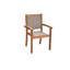 Castilla 6 - Person Acacia Wood Patio Dining Set with Extendable Rectangular Table