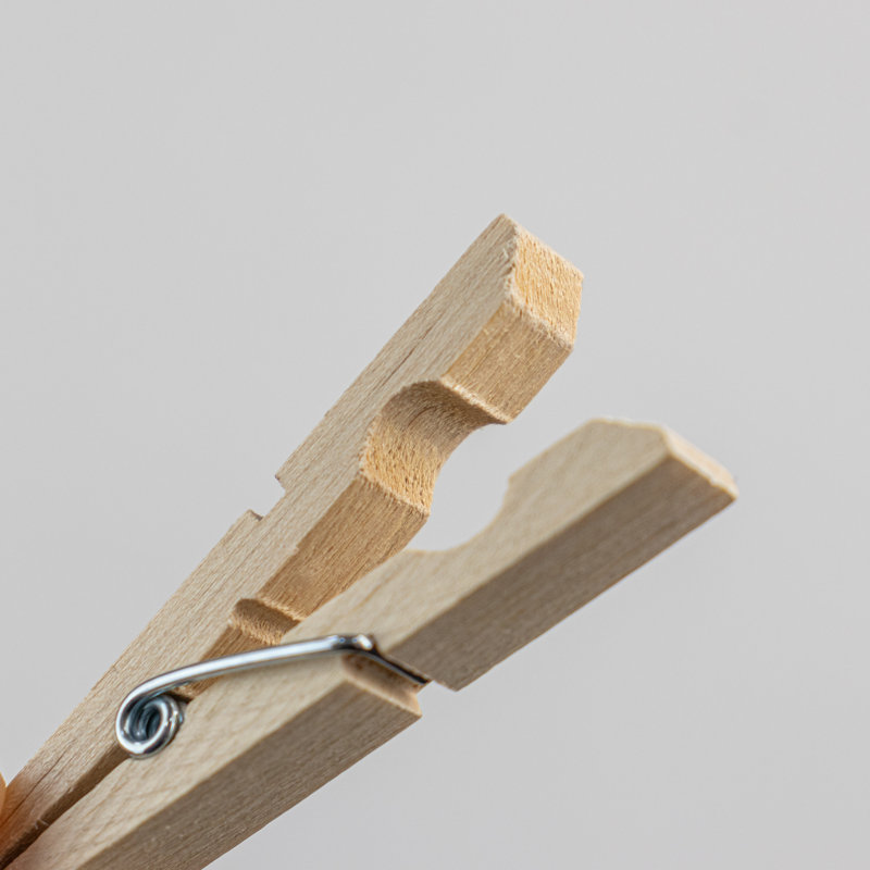 Solid Wood Clothes Pin