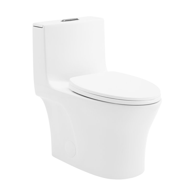 Toilette allongée une pièce à double chasse Cascade Ii 1,1 / 1,6 Gpf