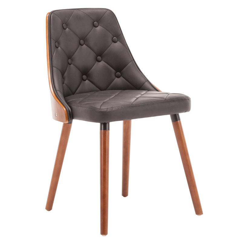 Gracelynn Tufted Side Chair, Black