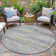 Machine Washable Indoor/Outdoor Xhevrie Linen Rug