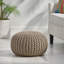 Pouf tricoté en coton 20 X 20-1341184855