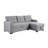 Upholstered Pull Out Sectional Sofa With Chaise-1007456301