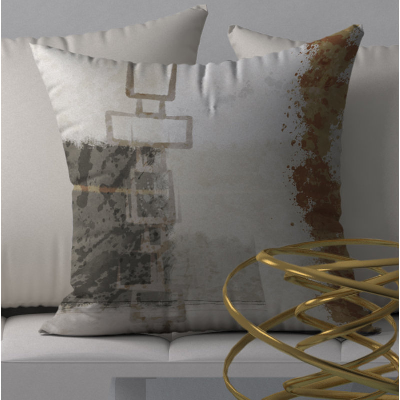 Reversible Throw Pillow, 24" x 24"