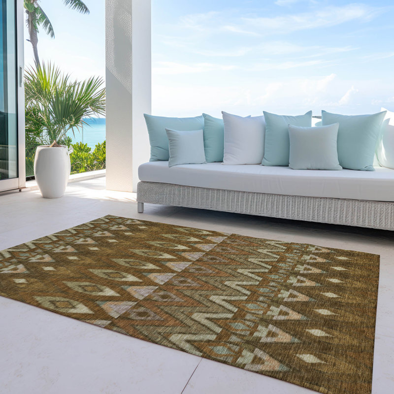 Khiri Southwestern Rug, Rectangle 8' x 10'