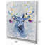 «Cute Deer with Bells», reproduction de peinture à l'huile sur toile tendue-29496478