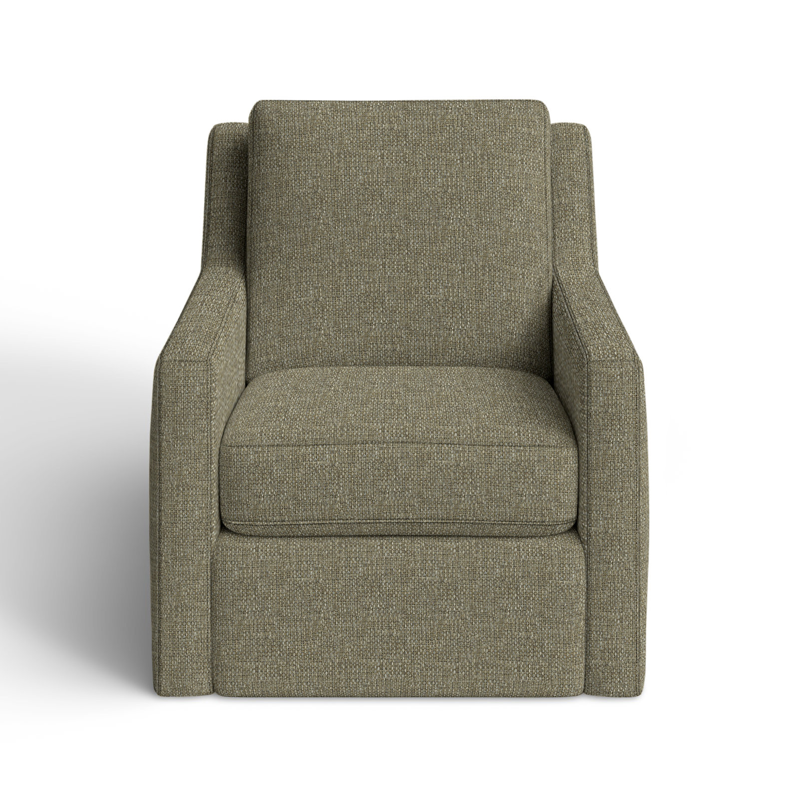 Milunka Upholstered Armchair, Drusky Sand Performance