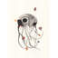 Inky Rose Cephalopod Print by Jenny Brown-65825391-65849595
