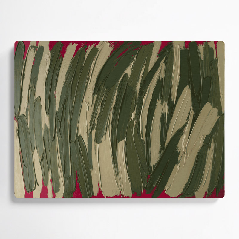 Neo Expressionism 73 Brown Metal Wall Art, 8" H x 10" W