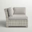 Chaise de patio avec coussins Ambroselli