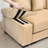 54.3 Inch Oversized Cloud Modular Sectional Couch With Extra-Thick Armrests, Ergonomic Design, And Premium Soft Corduroy Fabric For Living Rooms And Study-218916266