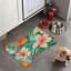 Vintage Hawaiian Flowers - Bone Shape Feeding Mat