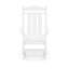 Fauteuil inclinable blanc classique pour la détente